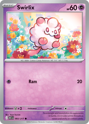 Swirlix - 93/217 - Ascended Heroes - Inglés