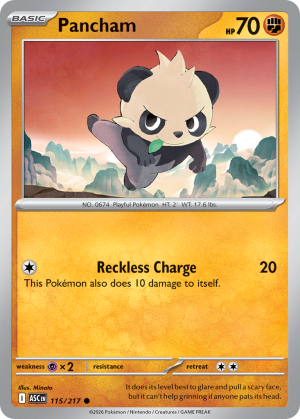 Pancham - 115/217 - Ascended Heroes - Inglés