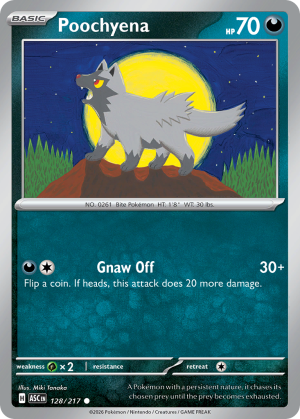Poochyena - 128/217 - Ascended Heroes - Inglés