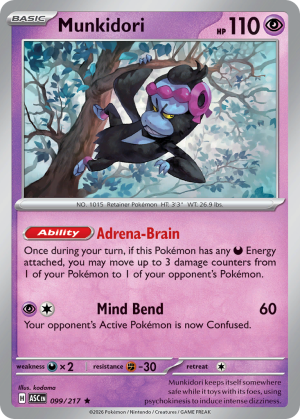 Munkidori - 99/217 - Ascended Heroes (Holofoil) - Inglés