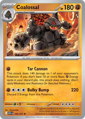 Coalossal - 120/217 - Ascended Heroes (Holofoil) - Inglés