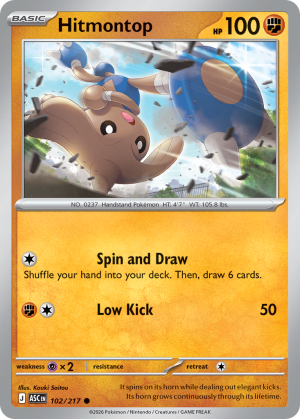 Hitmontop - 102/217 - Ascended Heroes - Inglés
