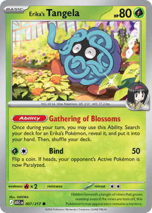 Erika's Tangela - 7/217 - Ascended Heroes - Inglés