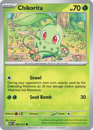 Chikorita - 8/217 - Ascended Heroes - Inglés