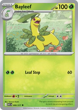 Bayleef - 9/217 - Ascended Heroes - Inglés