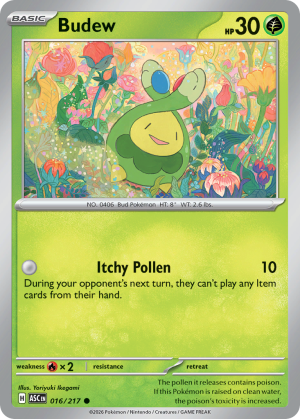 Budew - 16/217 - Ascended Heroes - Inglés