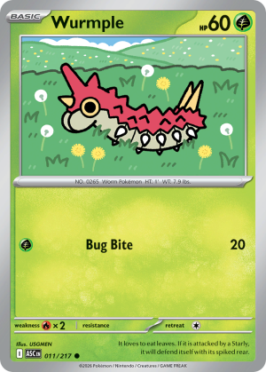 Wurmple - 11/217 - Ascended Heroes - Español