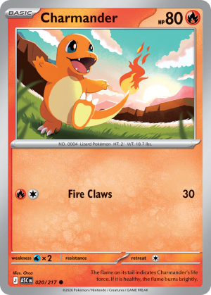 Charmander - 20/217 - Ascended Heroes - Inglés