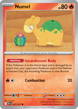 Numel - 27/217 - Ascended Heroes - Inglés
