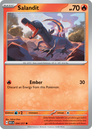 Salandit - 34/217 - Ascended Heroes - Inglés