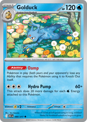 Golduck - 40/217 - Ascended Heroes - Inglés