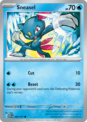 Sneasel - 44/217 - Ascended Heroes - Inglés