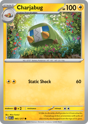 Charjabug - 65/217 - Ascended Heroes - Inglés